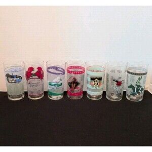 2000-2006 Kentucky Derby Glasses Horse Racing Lot of 7 Mint Julep Drink Cup